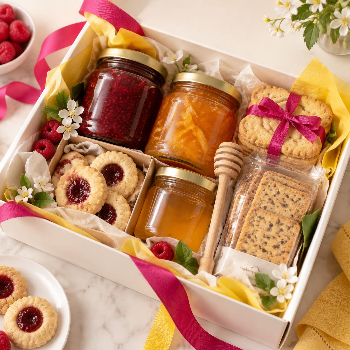 The Jam Lover’s Box packaged food gift hamper